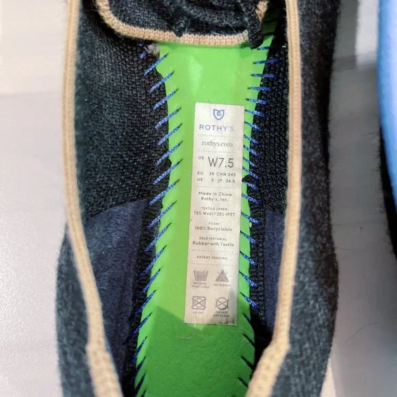 ROTHY’S The Merino Tassel Loafer Black Diamond - Limited Edition - Picture 14 of 14